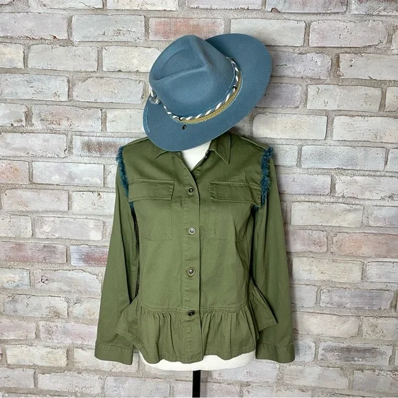 NWT Matilda Jane Olive Boho Jacket - Picture 7 of 11